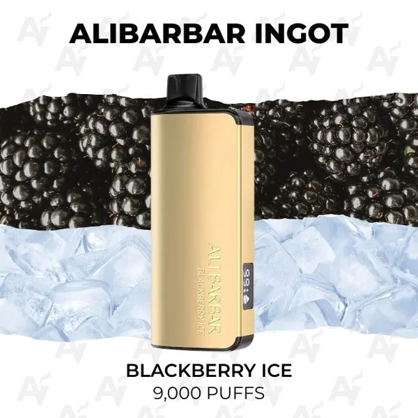 Alibarbar Ingot 9000 Puffs Blackberry Ice