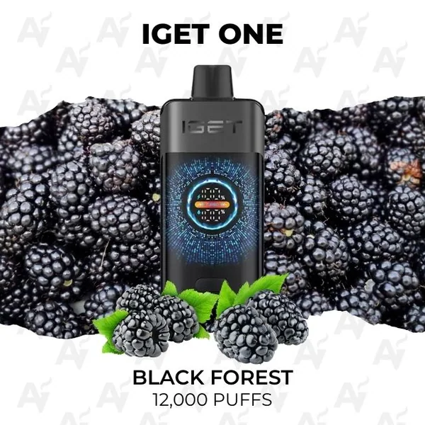 IGET One Black Forest 12000 Puffs