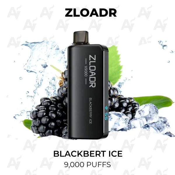 ZLOADR Blackberry Ice V9000 Puffs