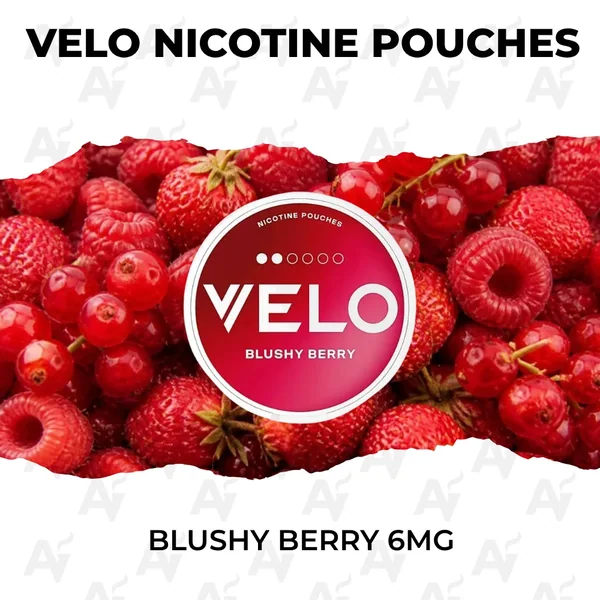 VELO Nicotine Pouches – Blushy Berry 6mg
