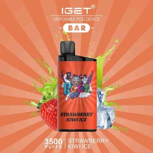 IGET Bar Strawberry Kiwi Ice 3500 Puffs