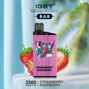 IGET Bar Strawberry Raspberry 3500 Puffs