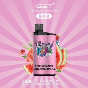 IGET Bar Strawberry Watermelon Ice 3500 Puffs