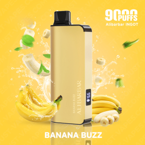 Alibarbar Ingot 9000 Puffs Banana Buzz