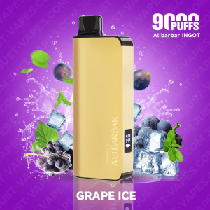 Alibarbar Ingot 9000 Puffs Grape Ice